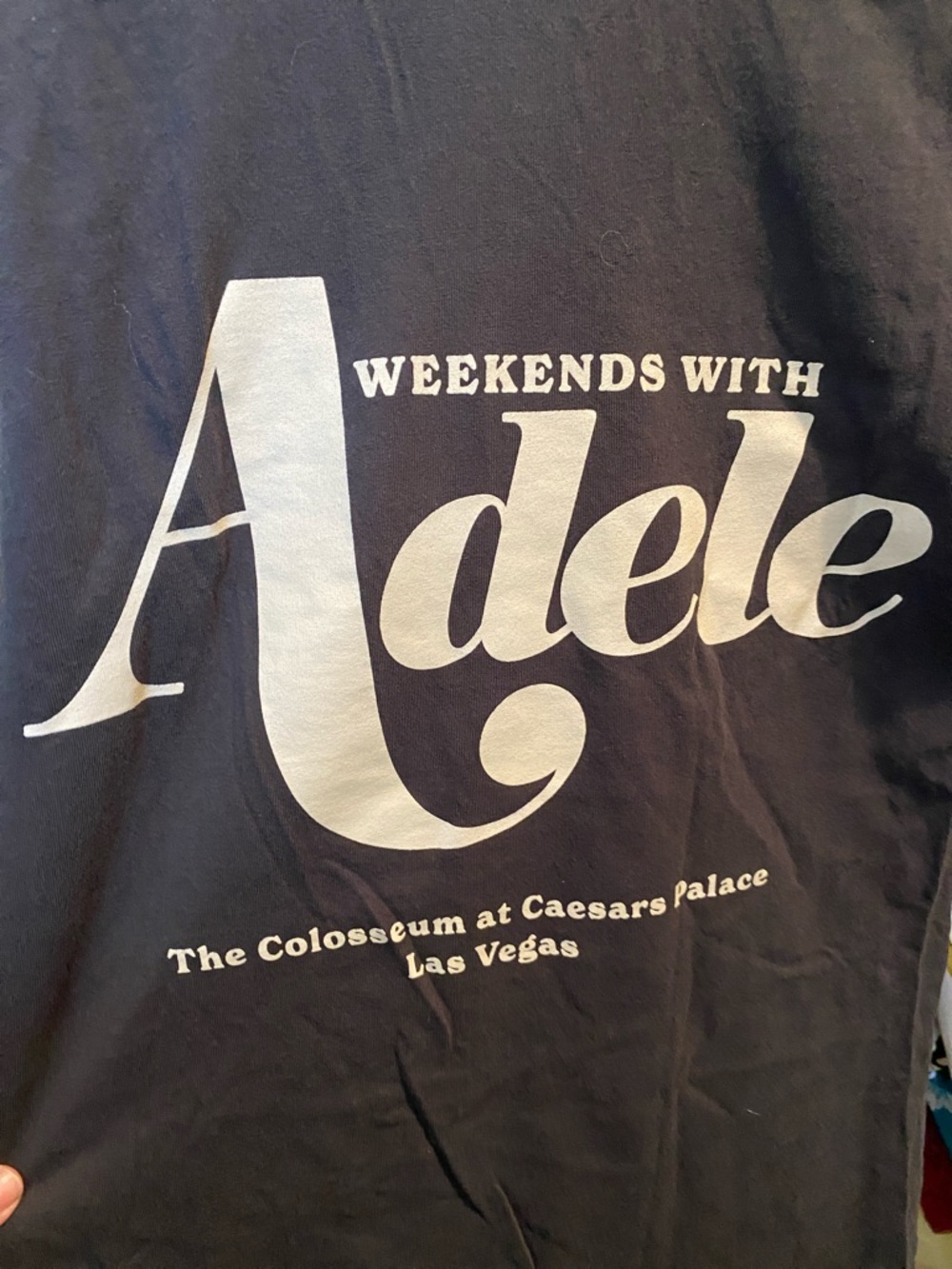 Adele Black Graphic Short Sleeve Tee - Adele - Picture 5 of 5